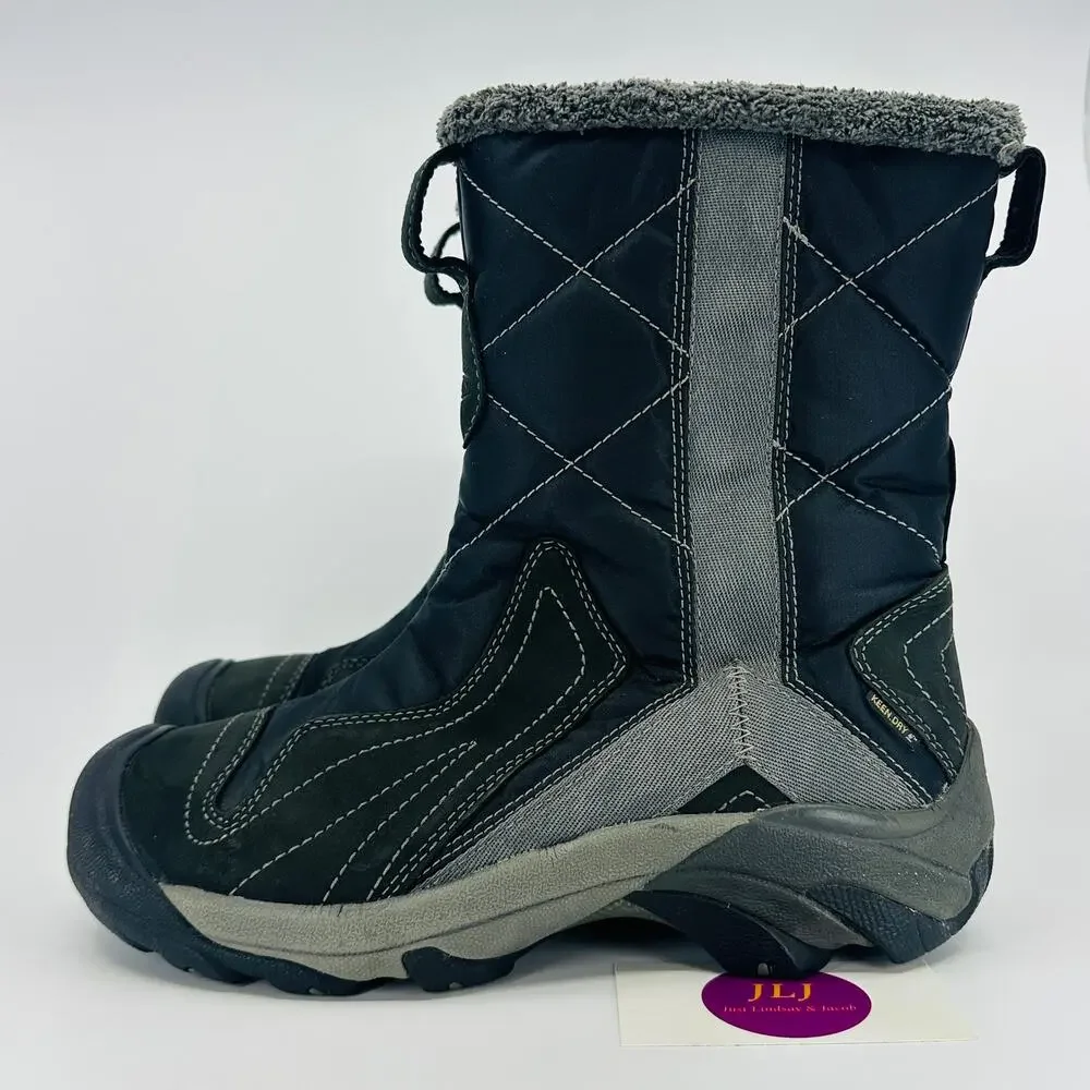 KEEN Women's Betty Quilted Nylon Insulated Winter Snow Boots 1004363 Size 9